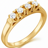 The Xel Anniversary Band — Yellow Gold