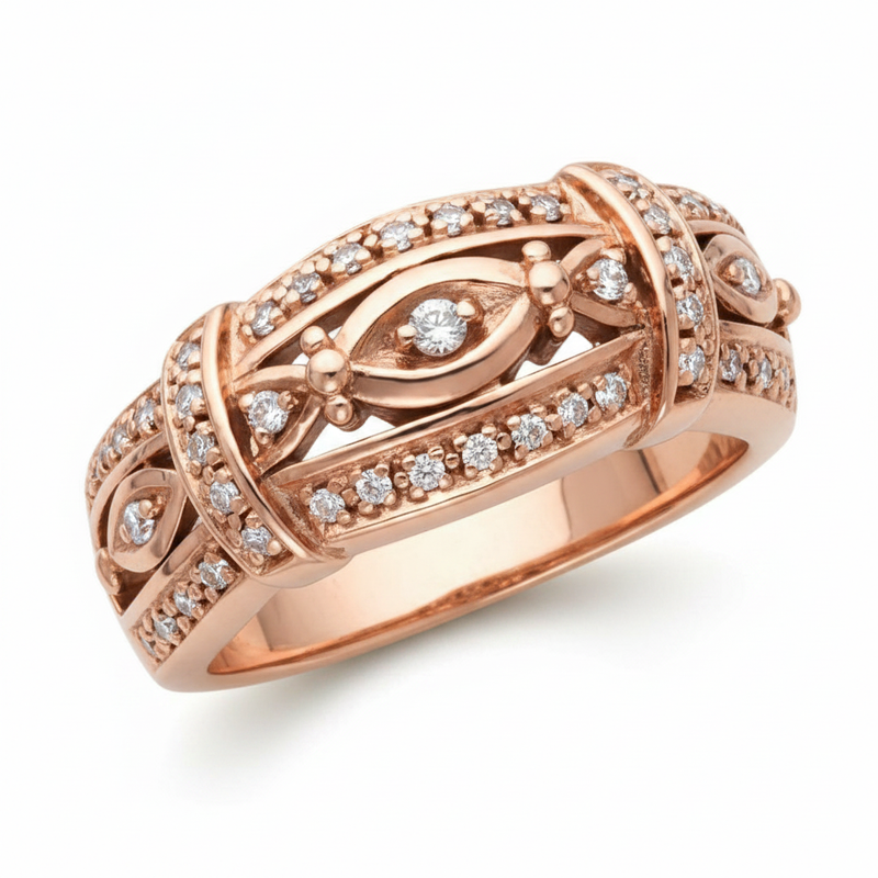 The Ysabel Anniversary Band — Rose Gold