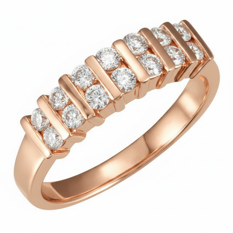 The Ysolde Anniversary Band — Rose Gold