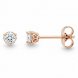 The Yule — Stud Earrings — Rose Gold