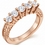The Yvette Anniversary Band — Rose Gold