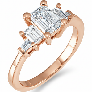 The Zenia Wedding Band — Rose Gold