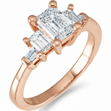 The Zenia Wedding Band — Rose Gold