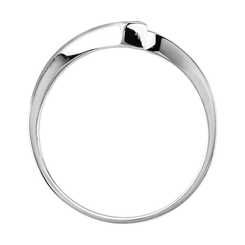 The Ebony Accented Engagement Ring - view 4