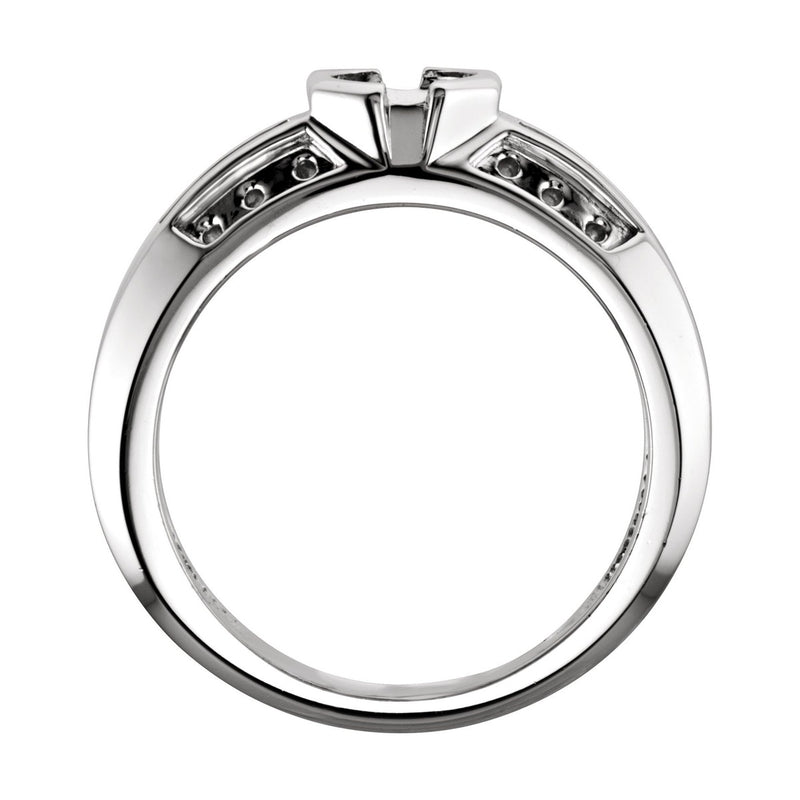 The Querida Bezel Engagement Ring - view 3