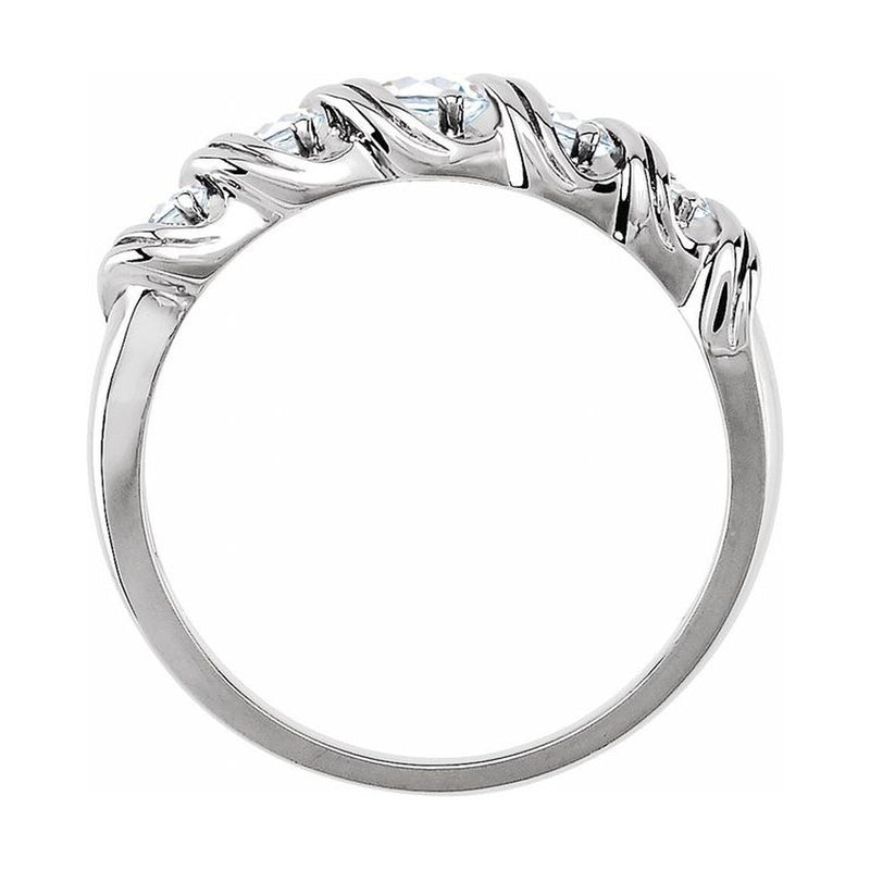 The Peridot Anniversary Band - view 3
