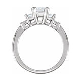 The Zenia Wedding Band - view 3
