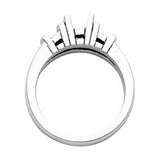 The Marlo Accented Engagement Ring - view 3