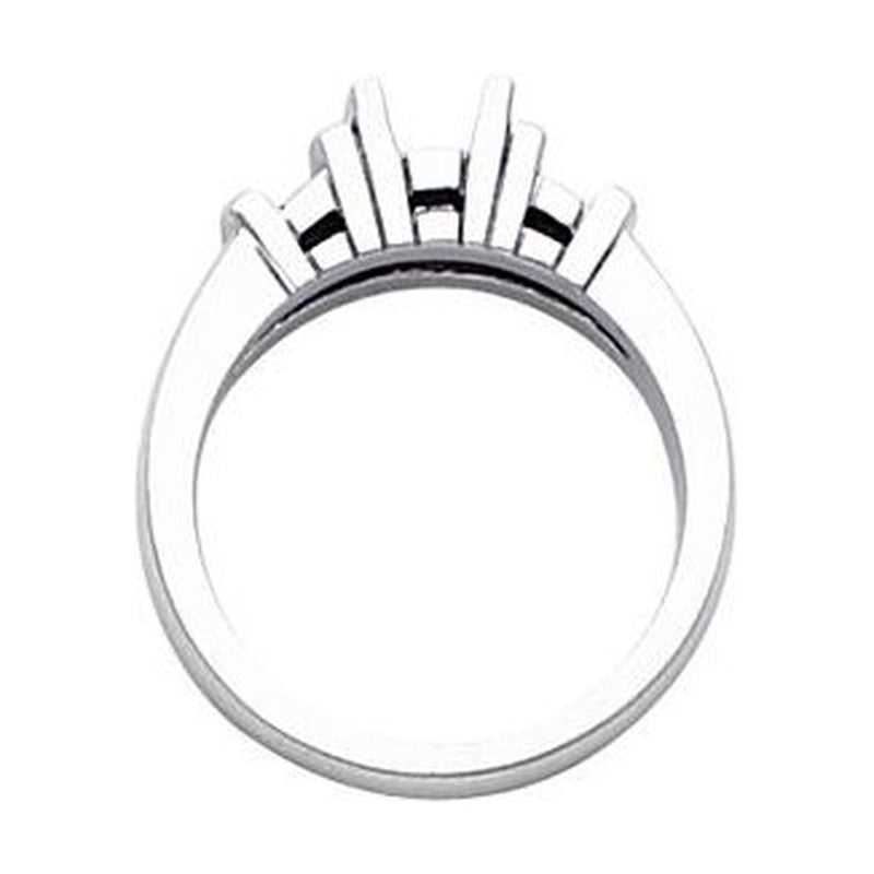 The Marlo Accented Engagement Ring - view 3