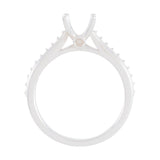 The Winona Accented Engagement Ring - view 2