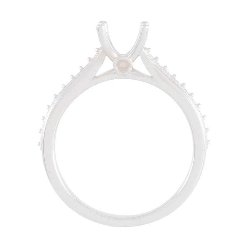 The Winona Accented Engagement Ring - view 2