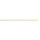 14K 3.8mm Two-Tone Fancy Ice Chain