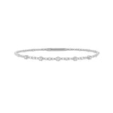 14K .15ct Diamond Beaded Bracelet