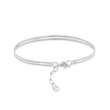 14K Sparkle Spring Bangle