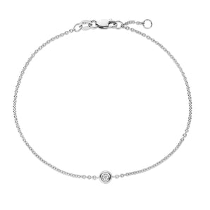 14K Gold Solo Diamond Bracelets