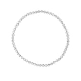 14K Moon-Cut Bead Stretch Bracelet