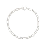 14K 4mm Diamanté Paperclip Bracelet