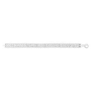 14K Faceted Panther Link Bracelet
