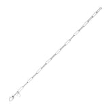 14K Mini Diamante Paperclip Chain