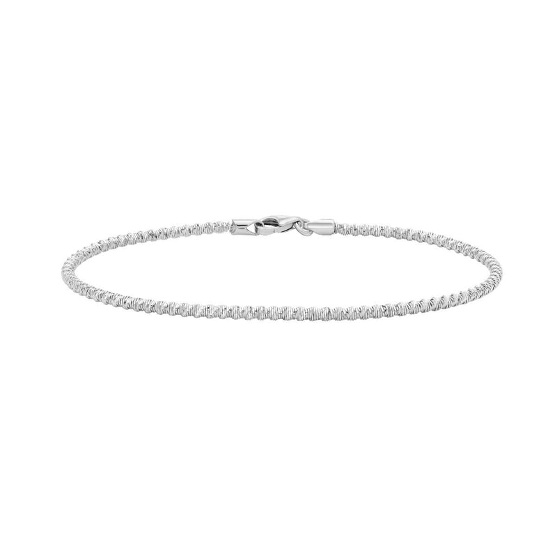 14K 2.1mm Sparkle Spring Chain