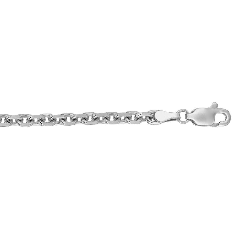 14K Gold 3.7mm DC Cable Chain