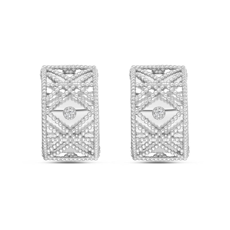 14K Diamond Vannèrie Earrings