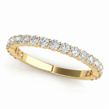 5/8 ctw Wedding Band 2.0mm Stones — Yellow Gold