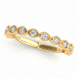3/8 ctw Wedding Band — Yellow Gold