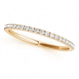1/8 ctw Wedding Band — Yellow Gold