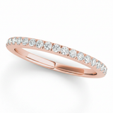 1/5 ctw Wedding Band — Rose Gold