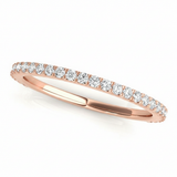 1/3 ctw Wedding Band — Rose Gold