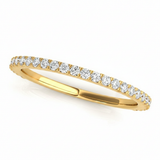 1/3 ctw Wedding Band — Yellow Gold