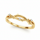 1/20 ctw Wedding Band — Yellow Gold