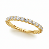 3/4 ctw Wedding Band — Yellow Gold