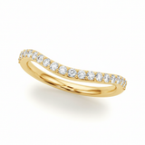 1/3 ctw Wedding Band — Yellow Gold