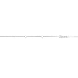 18K Gold 1.3mm Double Extendable Cable Chain