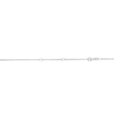 14K Gold 1.2mm Double Extendable Cable Chain 
