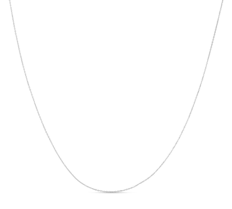 14K Gold 0.8mm Extendable Cable Chain 