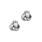 14K Gold Mini Classic Polished Love Knot Stud Earring