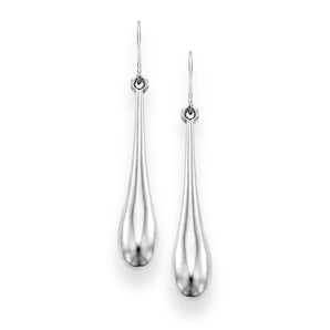 14K Gold Polished Graduated Tear Drop Earring