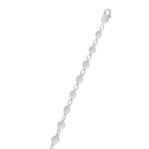 14K Gold Round Mirror Chain
