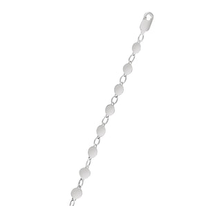 14K Gold Round Mirror Chain