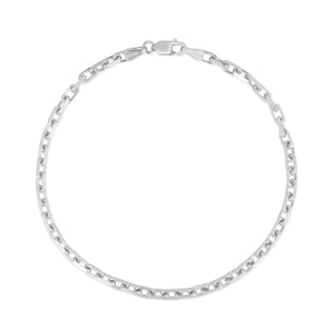14K Gold 2.45mm French Cable Chain