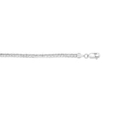 14K 3.3mm Fancy Ice Chain