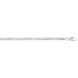 14K Gold 2.8mm Light Gourmette Chain