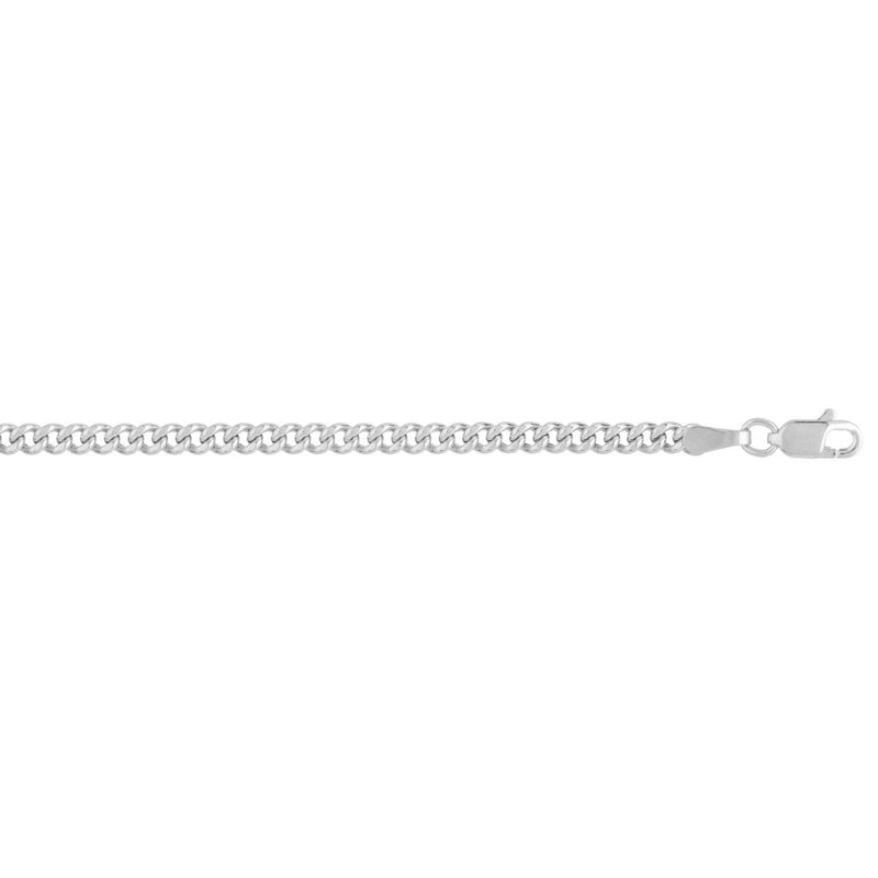 14K Gold 2.8mm Light Gourmette Chain