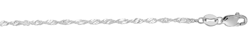 14K Gold 1.8mm Singapore Chain