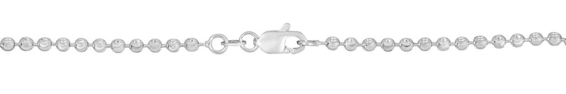 14K 2.5mm Moon Chain