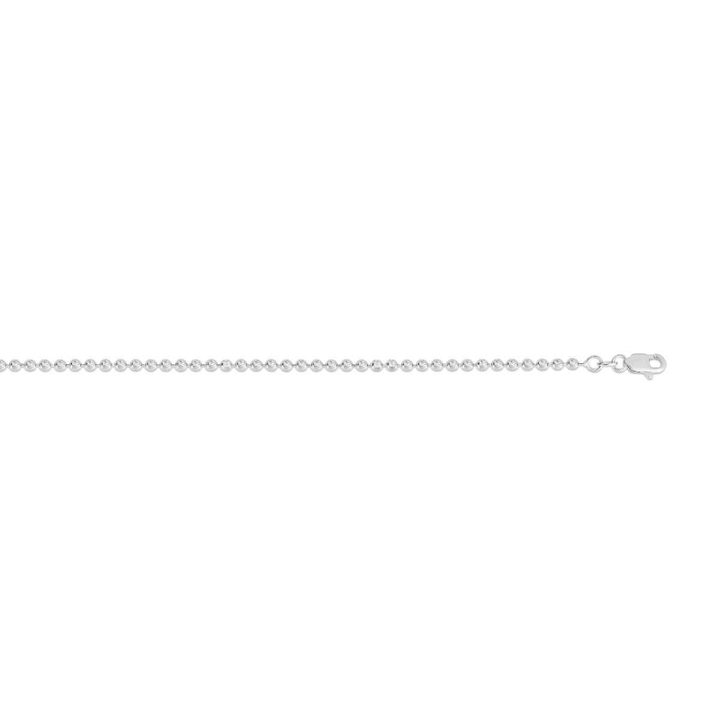 14K 2.5mm Moon Chain