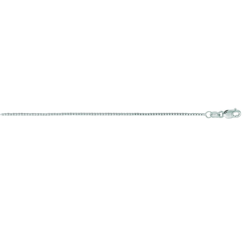 14K Gold 1mm Octagonal Box Chain 